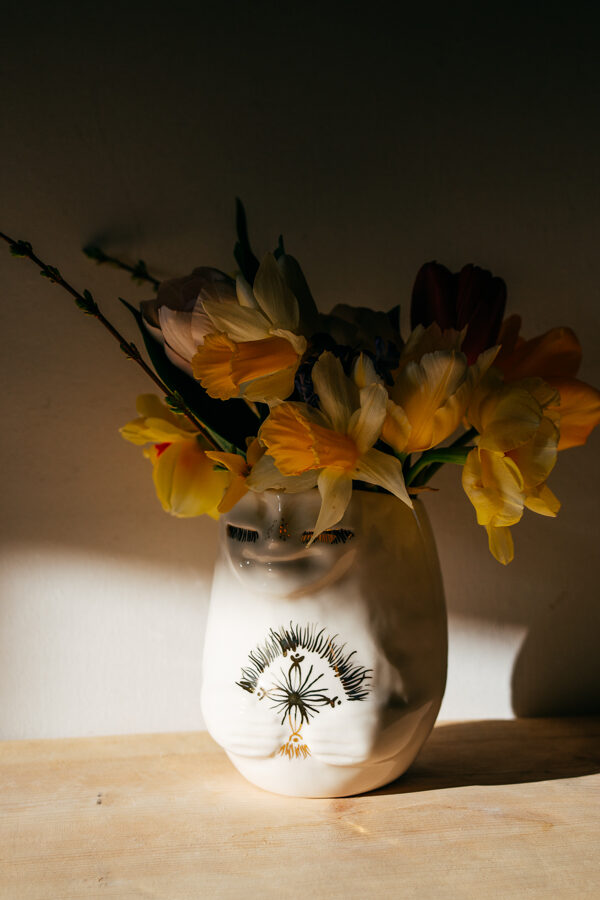 Little white | Porcelain vase