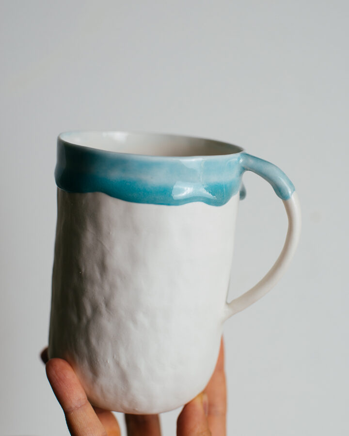 Huge porcelain mug