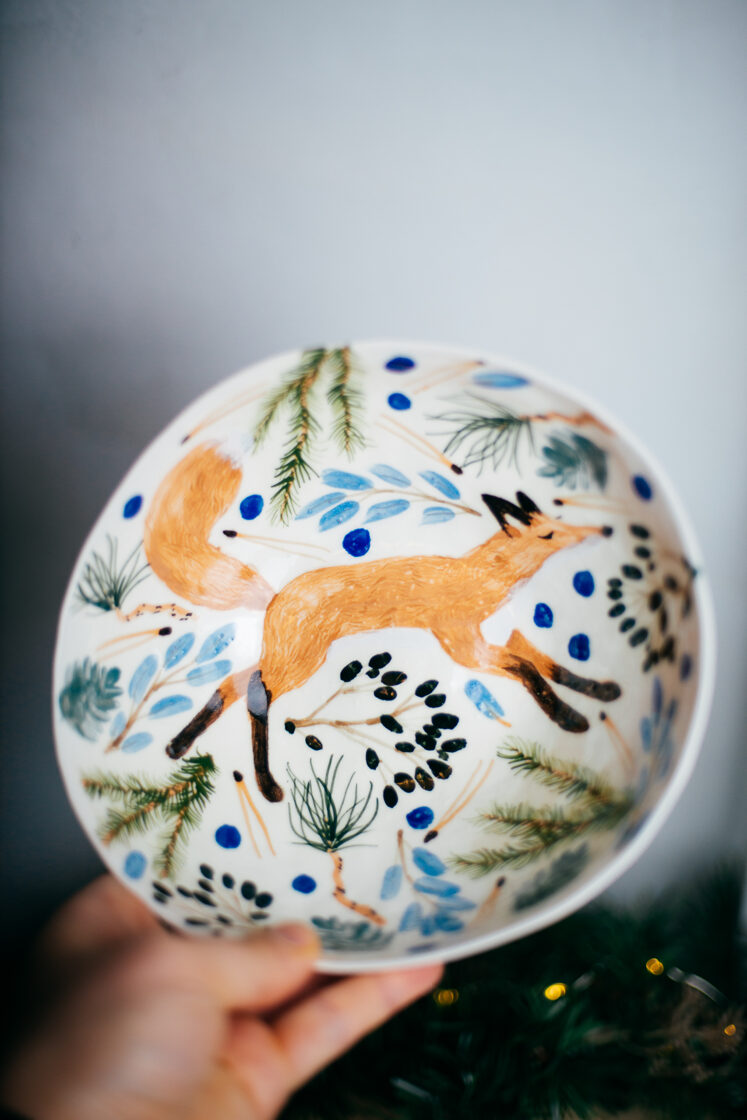 Lapsa | Apgleznota porcelāna bļoda