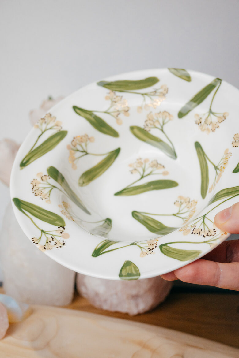 Liepziedi | Porcelāna bļoda
