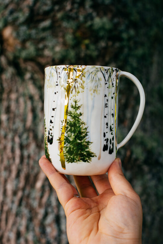 Zelta mežā | Porcelāna krūze