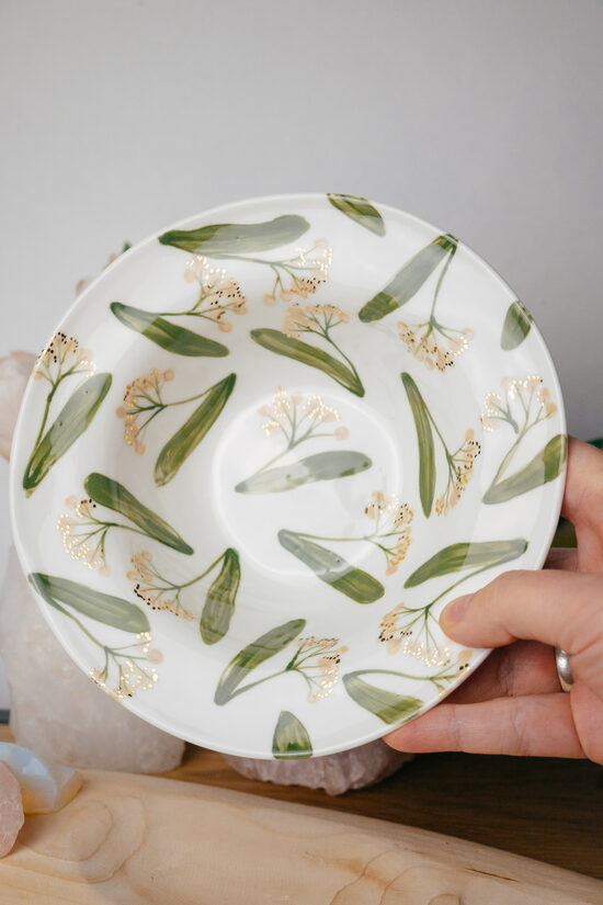 Liepziedi | Porcelāna bļoda