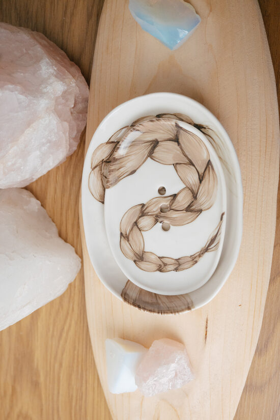 Bizes | Porcelāna ziepju trauks