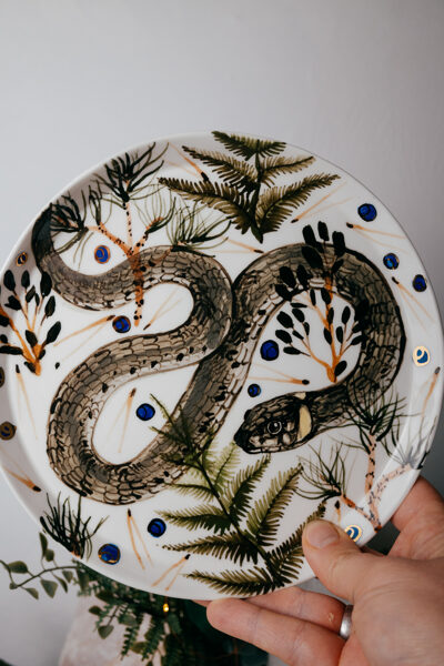 Zalktis | Porcelāna šķīvis
