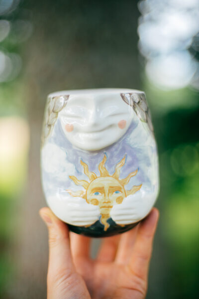 Jūras saule | Porcelāna vāze