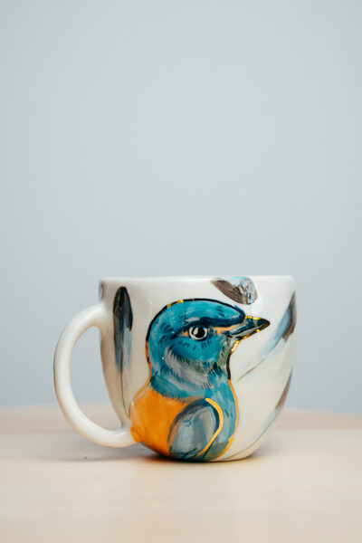 Birds | Painted porcelain