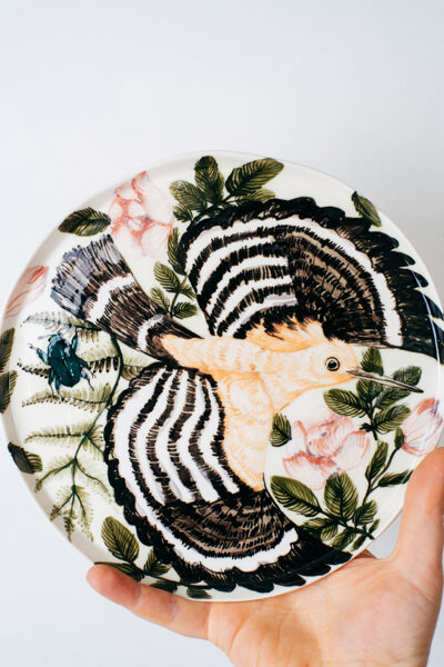 Pupuķis | Lielais porcelāna šķīvis